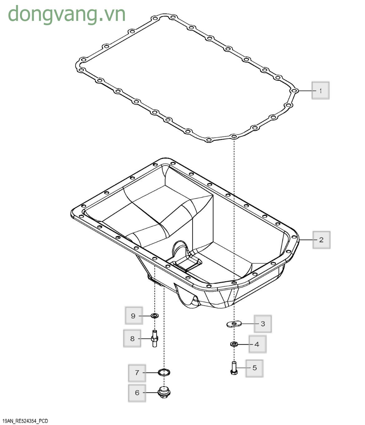 19AN Oil Pan - ST451678